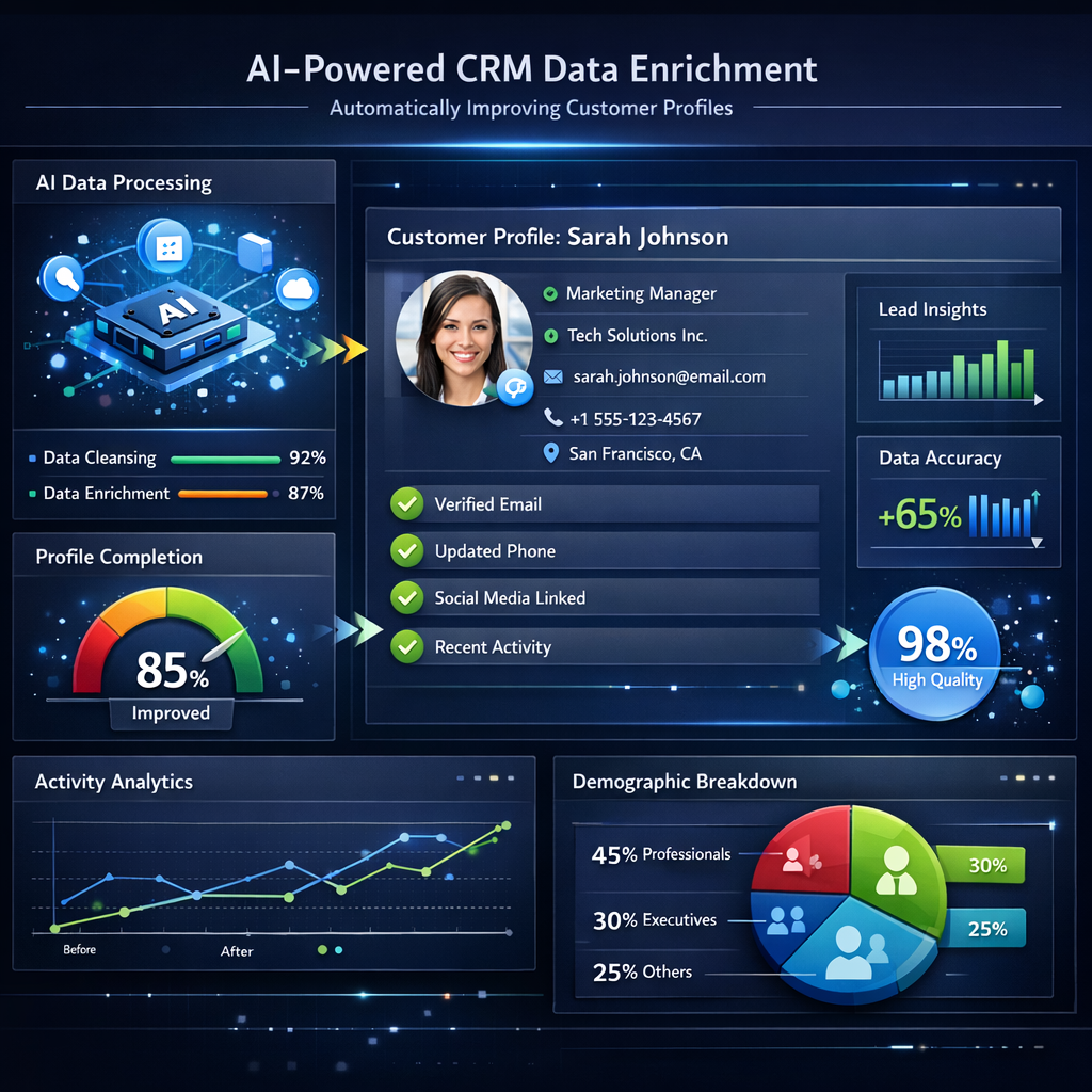 AI Solutions for Automated CRM Data Cleansing and Enrichment