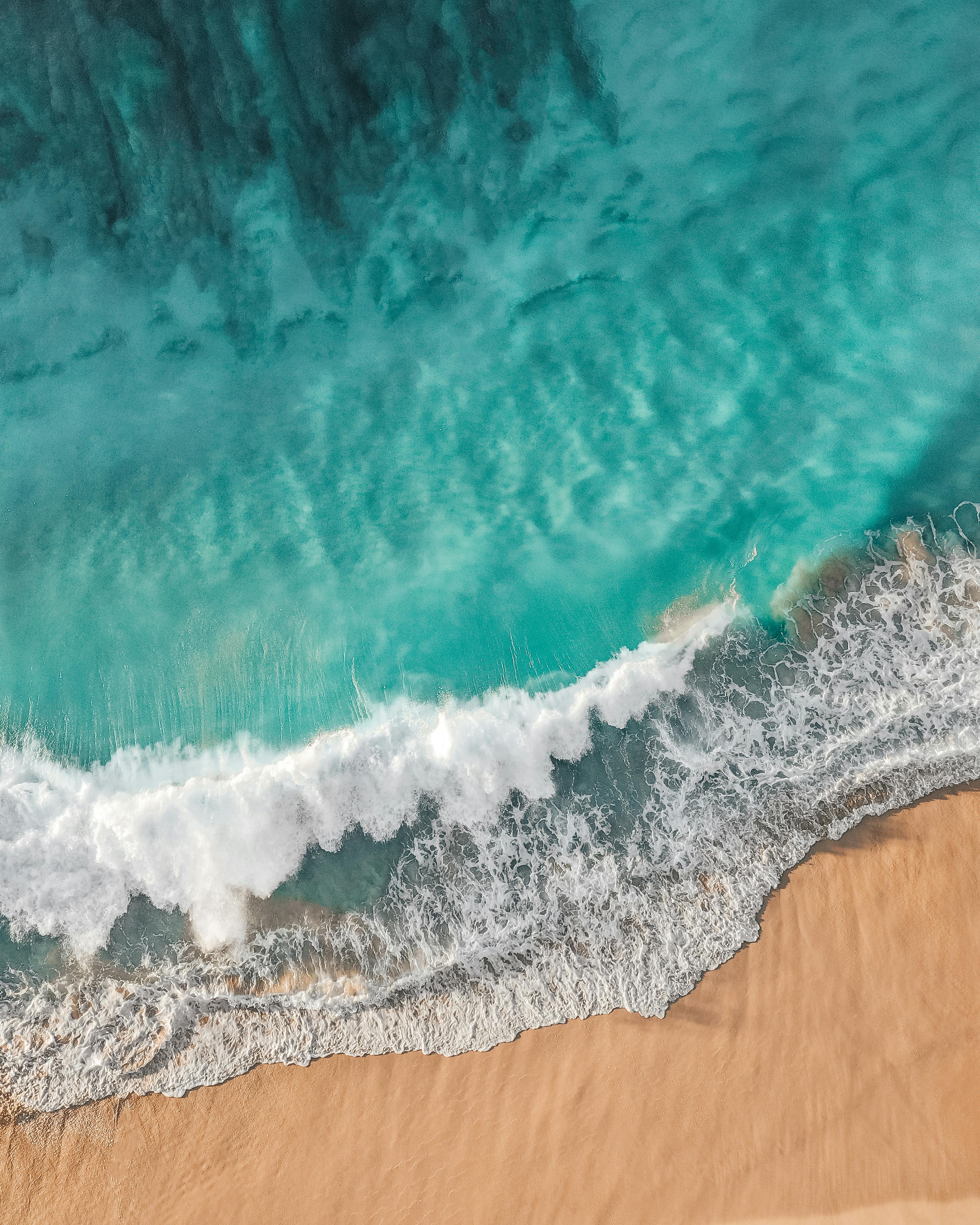 A wave on the sand